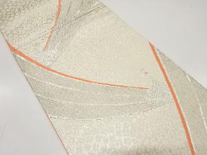 アンティーク　孔雀に梅模様織り出し袋帯（材料）